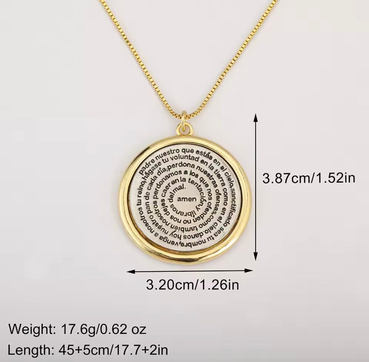 The Lord’s Prayer Necklace