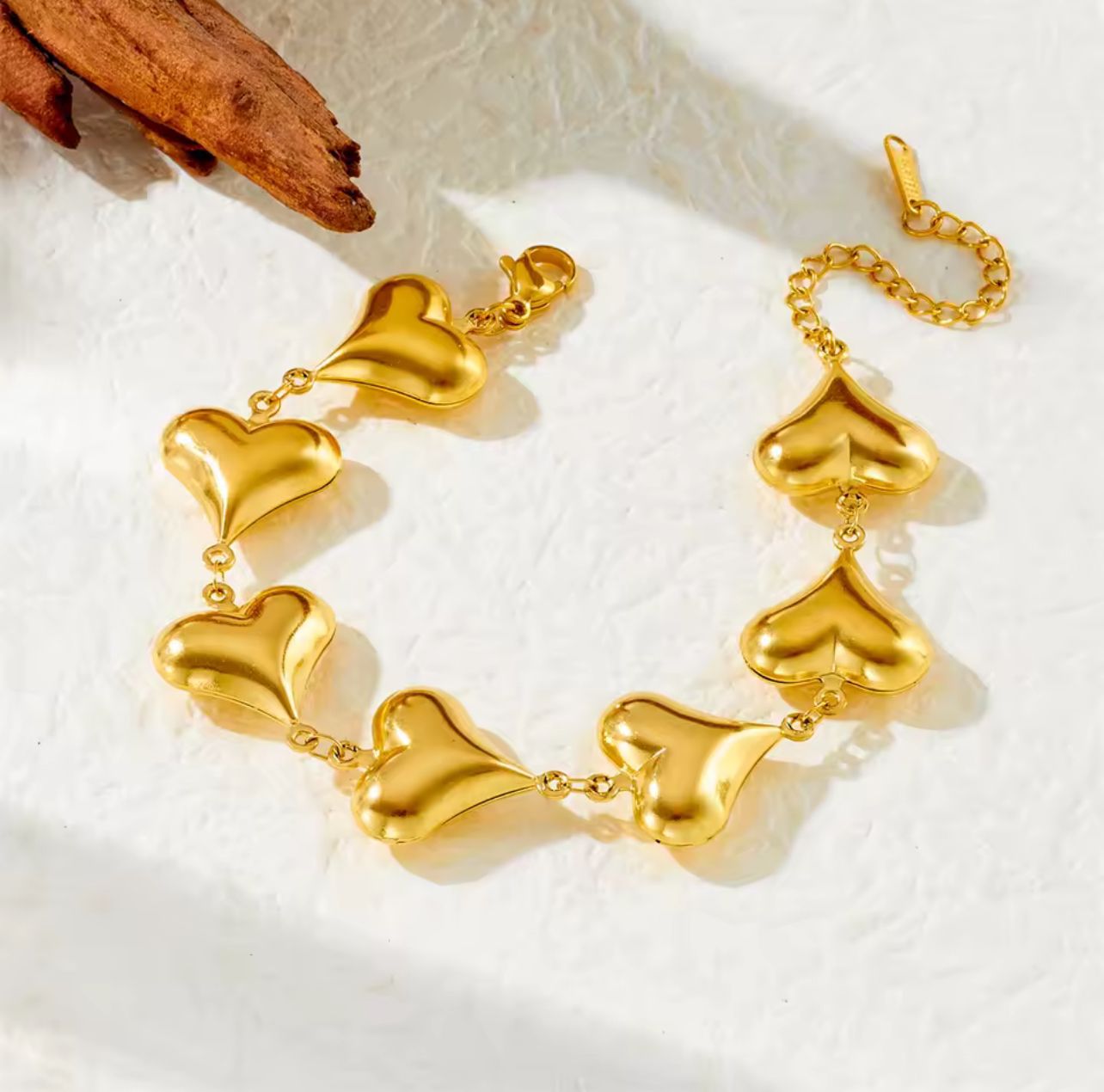 Golden Heart Bracelet