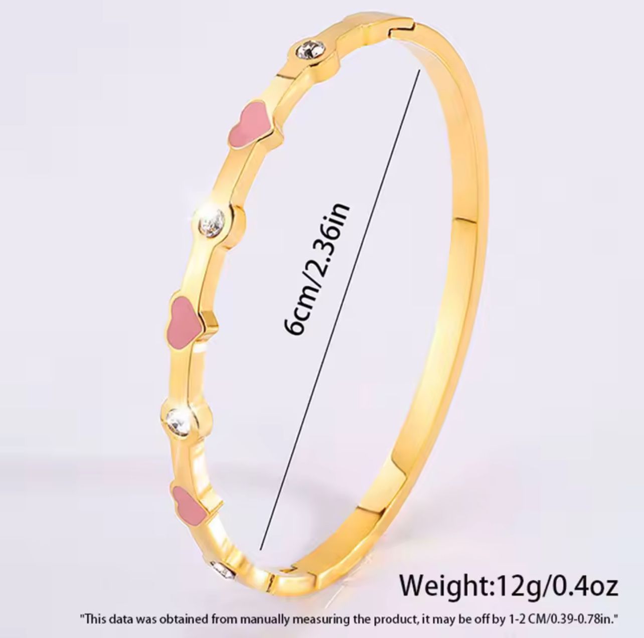 Elegant Gold Stainless Steel Bracelet Set