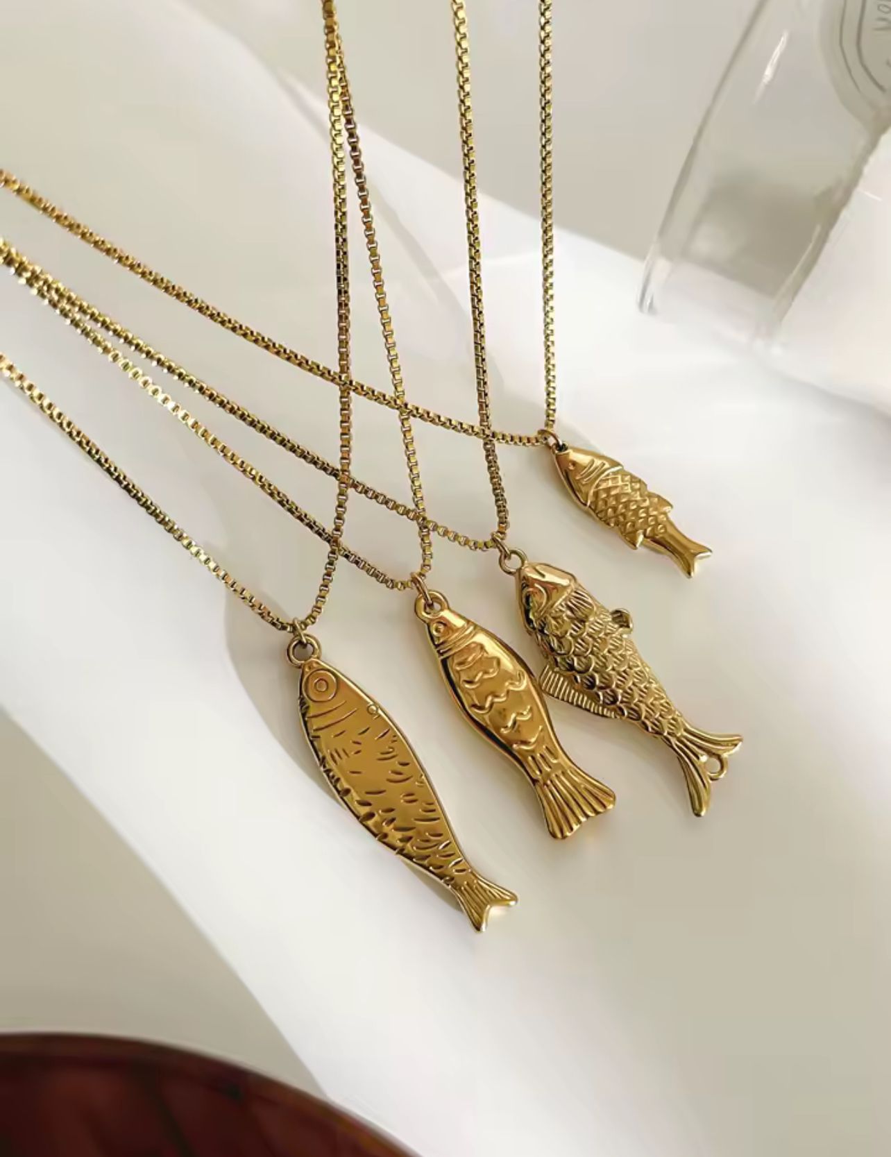 Fish Pendant Necklace