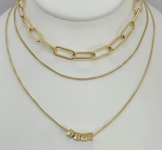 ✨ Golden Harmony Layered Necklace ✨