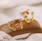 ✨ Rainbow Bloom Adjustable Ring ✨