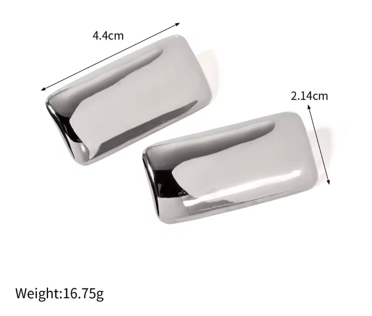 Geometric Rectangle Earrings