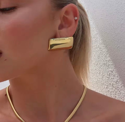 Geometric Rectangle Earrings