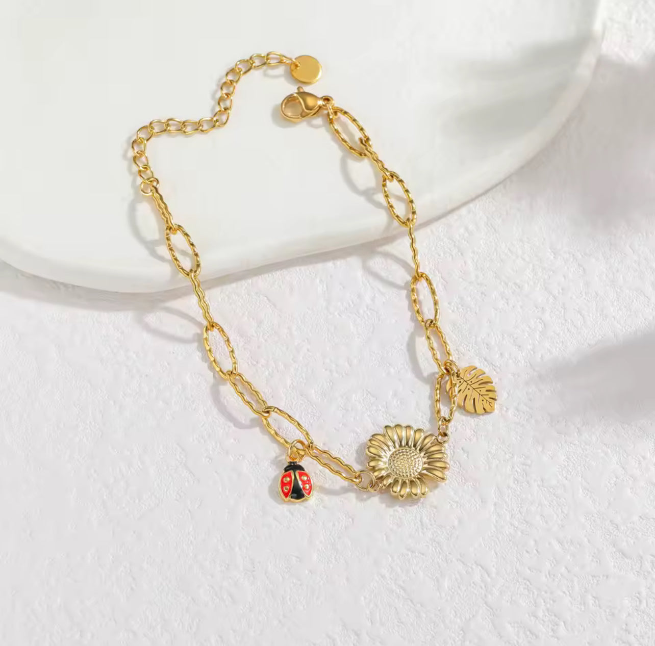 Ladybug Charm Bracelet