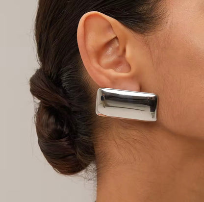 Geometric Rectangle Earrings