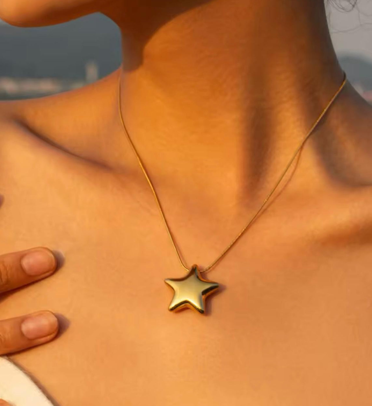 Star charm necklace