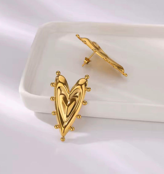 Triple heart ring