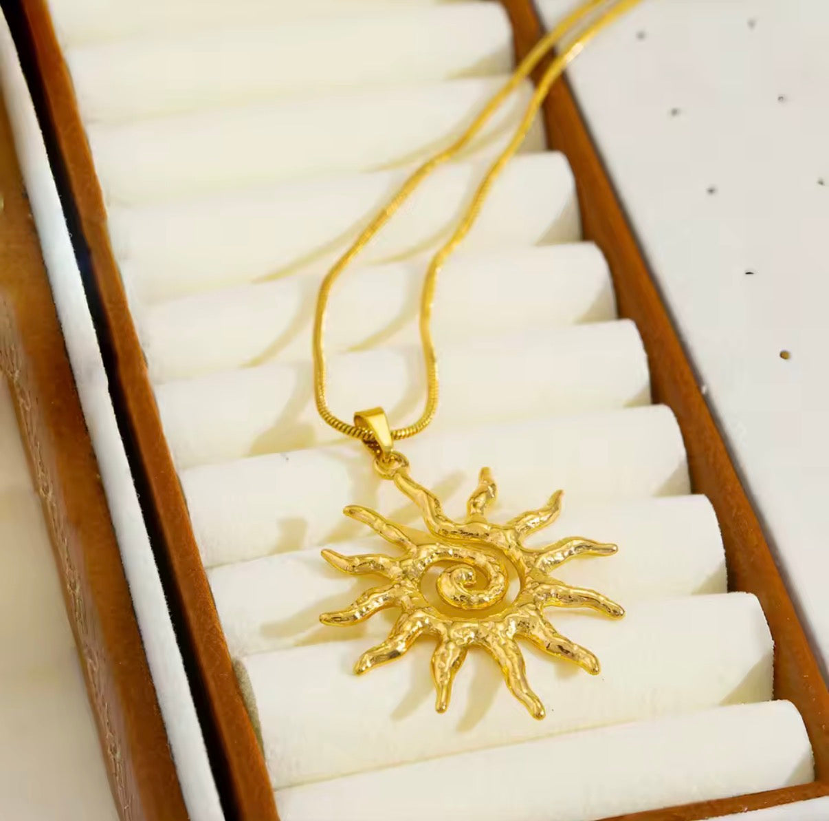 Solar Glow Necklace ☀️✨