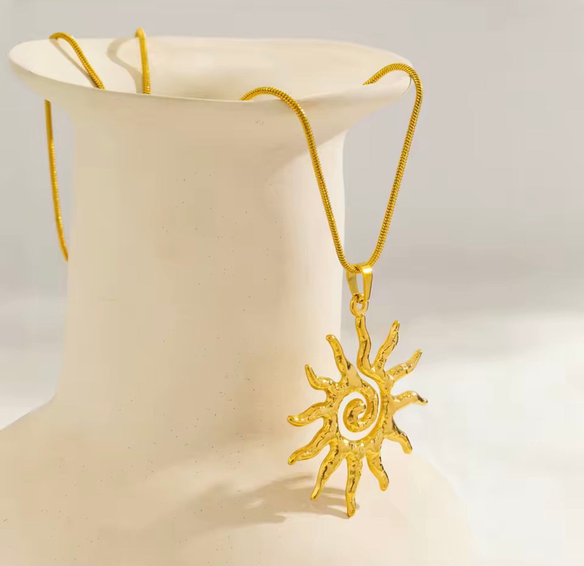 Solar Glow Necklace ☀️✨