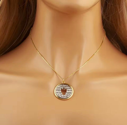 Guardian Angel Prayer Necklace