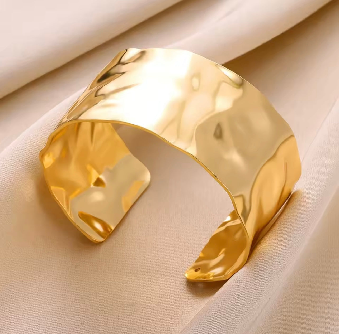 Golden Bone Cuff Bracelet
