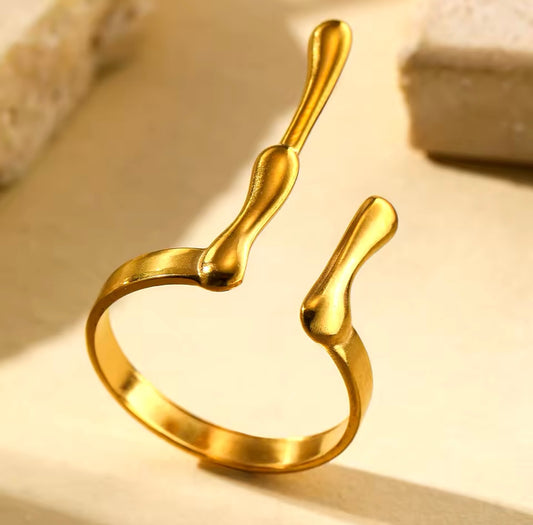 Golden Drops Ring