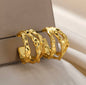 Golden Essence Hoops