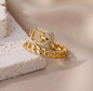 Gold Buckle Ring