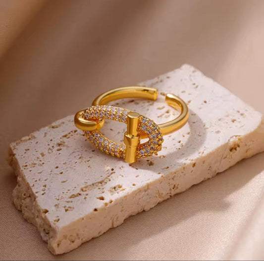 Ring with Cubic Zirconia