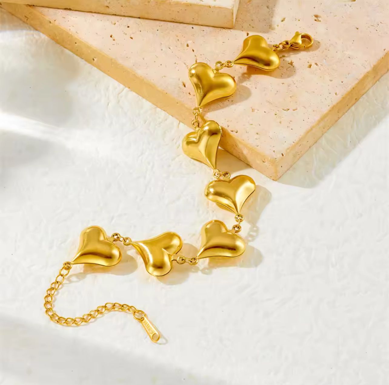 Golden Heart Bracelet