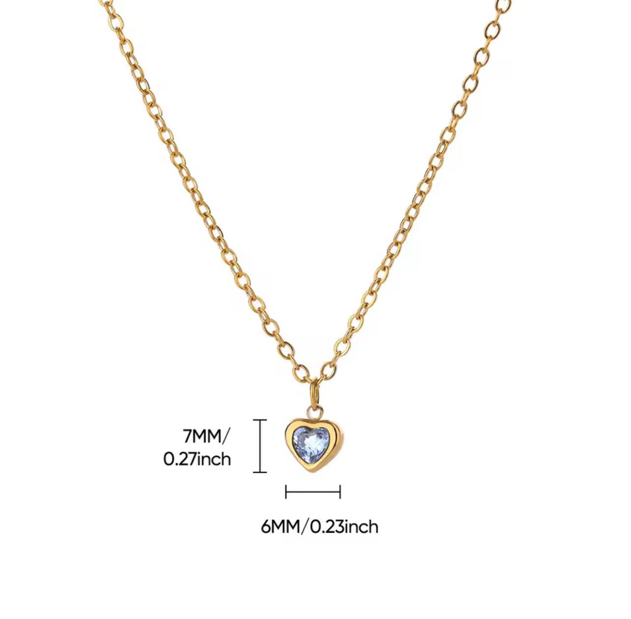 Minimalist Heart Pendant Necklaces