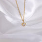 Minimalist Heart Pendant Necklaces