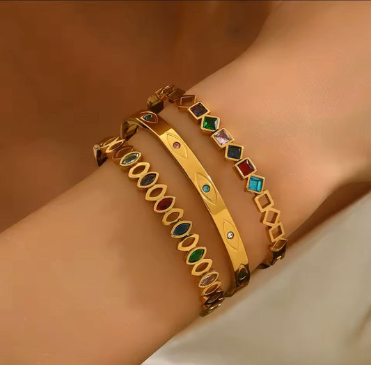 Eternal Mirage Bangles Set